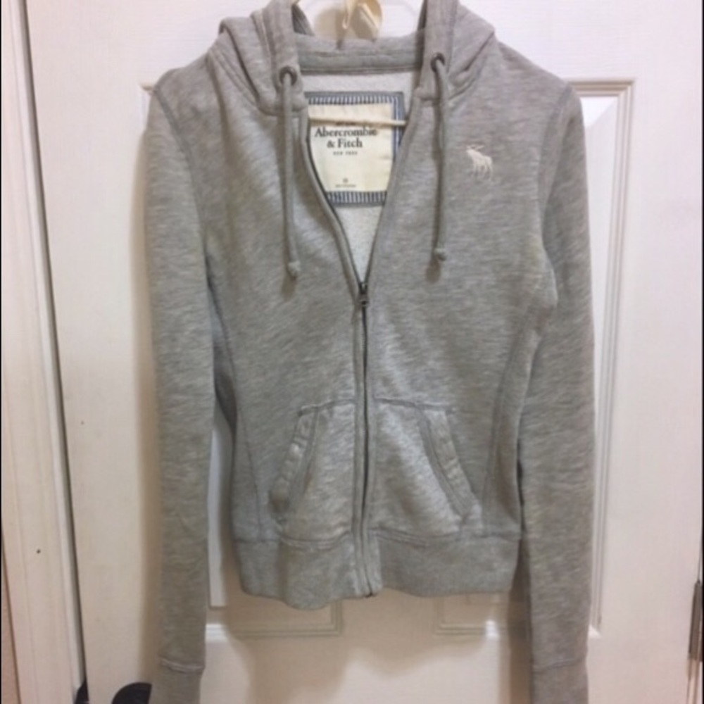Abercrombie & Fitch Hoodie - Heather Gray